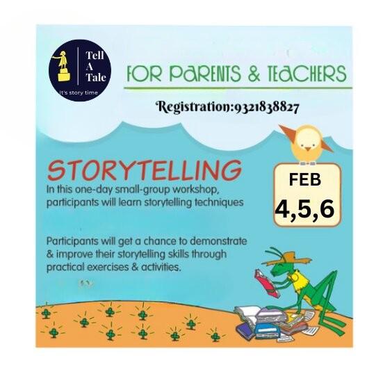 Storytelling Workshop for Parents and Teachers cover