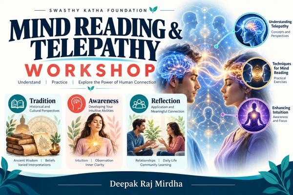 MIND READING AND TELEPATHY  WORKSHOP  cover