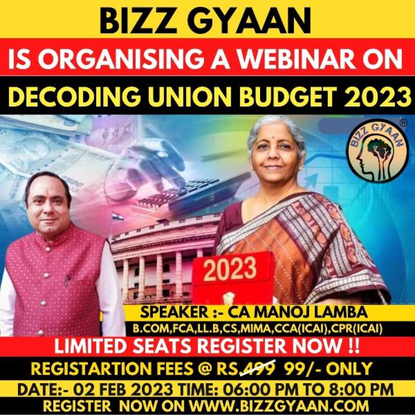 Decoding Union Budget 2023 cover