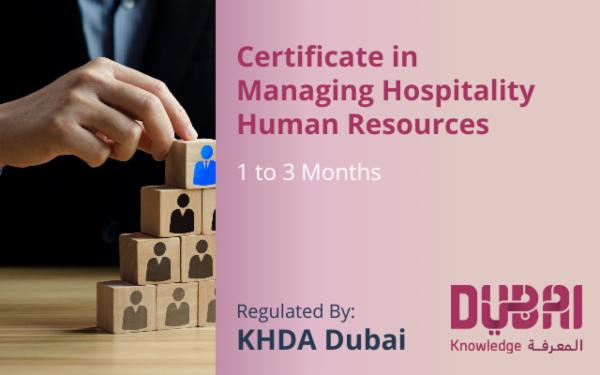 Certificate in Managing Hospitality Human Resources cover