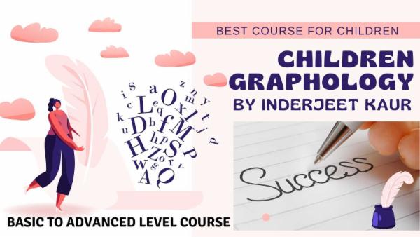 Children Graphology Course with Therapies by Inderjit Chawla Graphologist cover