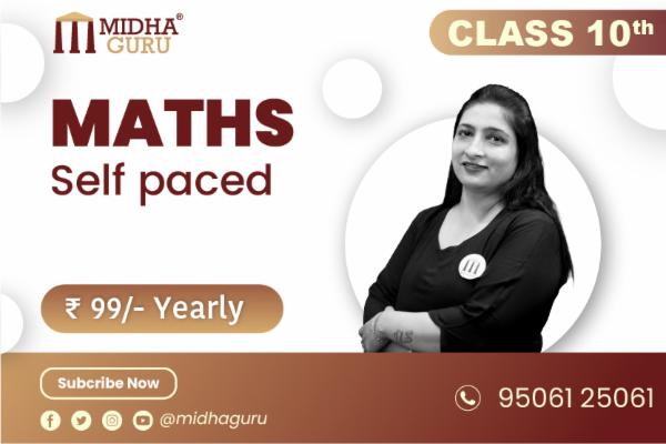 CBSE | Class 10 - Mathematics - Self Paced Course cover