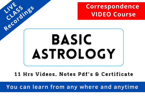 Basic Jyotish Course for Beginners cover