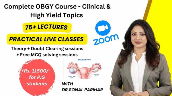 [Live Class] Complete OBGY Course for clinical and Day-to-day practice cover