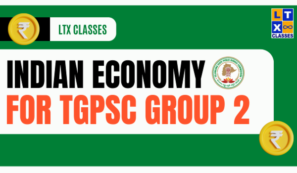 Indian Economy for TSPSC Group 2 cover