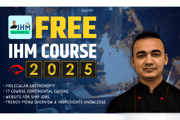Free IHM Course - By Chef Dheeraj Bhandari cover