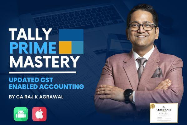 Tally Prime Mastery: Updated GST enabled Accounting cover