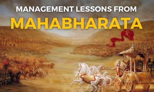 Management lessons from Mahabharata cover