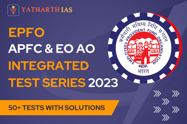 EPFO APFC Integrated Test Series 2023 - 50 Tests cover