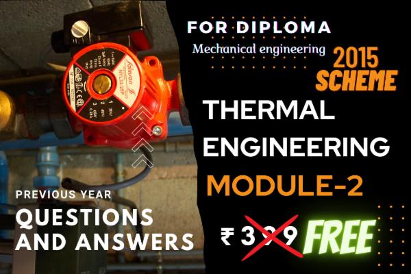 FOURTH SEMESTER THERMAL ENGINEERING MODULE-II cover