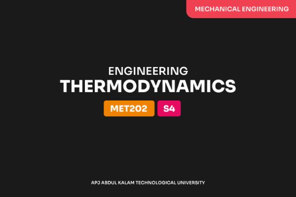 Engineering Thermodynamics - MET202 cover