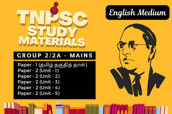 Group 2 / 2a - Mains Study Materials - English Medium cover