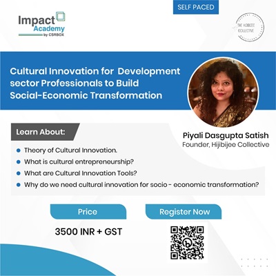 Cultural Innovation for to build Socio-Economic transformation for Development Sector Professionals cover