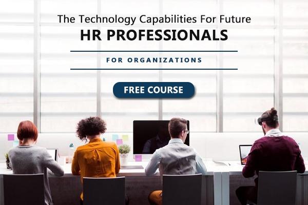The Technology Capabilities For HR Professionals In Organizations cover