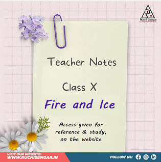 Teacher Notes-Fire and Ice cover