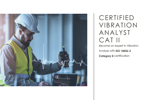 Certified Vibration Analyst ISO 18436 CAT II training cover