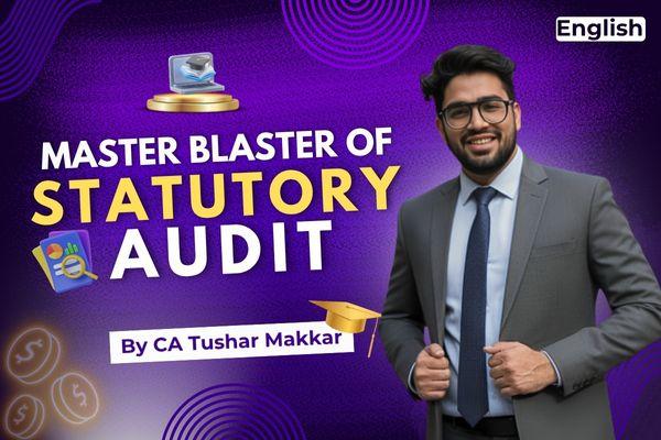 Master Blaster of Statutory Audit - English cover