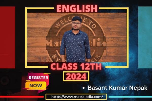 Class 12 English (2024) cover