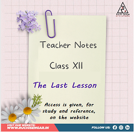 Teacher Notes-The Last Lesson cover