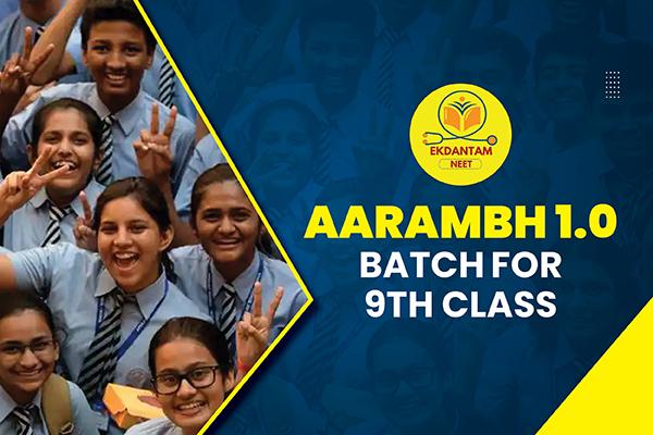 Aarambh 1.0 Class 9th Live Classes Course cover