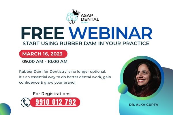 Free Rubber Dam Webinar cover