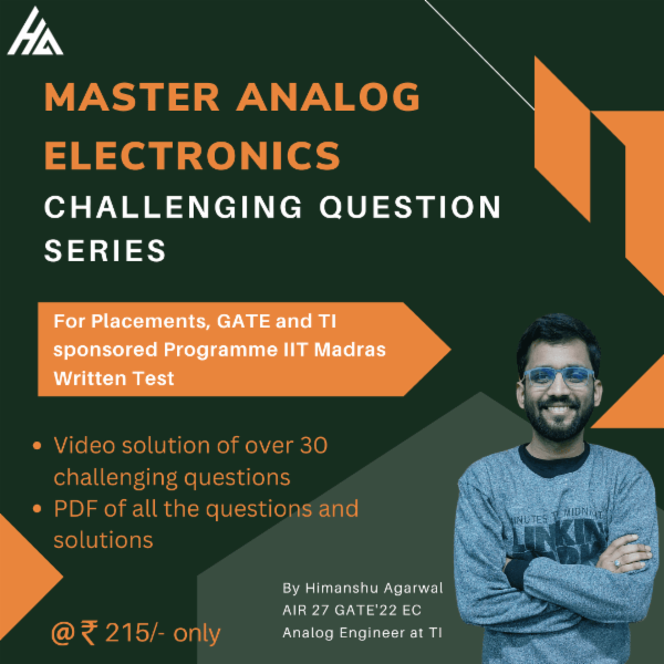 MASTER ANALOG ELECTRONICS : CHALLENGING QUESTION SERIES cover