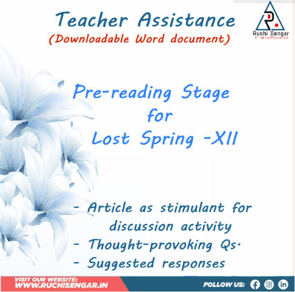 XII Teacher Assistance : Pre-Reading Stage Activity Sheet cover