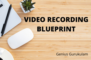 VIDEO RECORDING BLUEPRINT cover