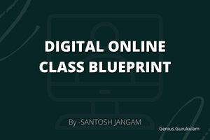 DIGITAL ONLINE CLASS BLUEPRINT cover