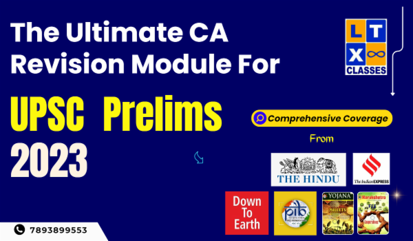 The Ultimate CA Revision Module For UPSC Prelims 2023 cover