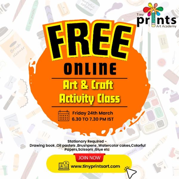 FREE Art And Craft Class cover