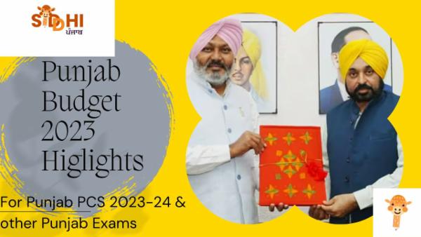 Punjab Budget 2023-24 Highlights cover