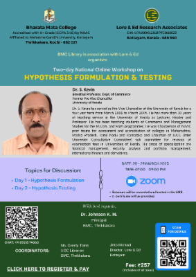 Hypothesis Formulation & Testing