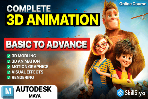 Complete 3D Animation Mastery Course in Maya cover
