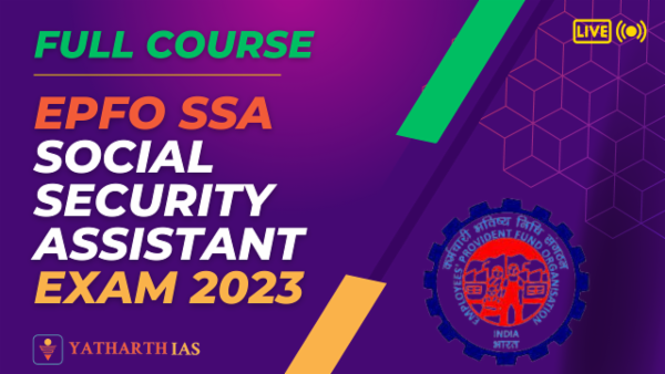 EPFO SSA Social Security Assistant Full Course 2023 cover