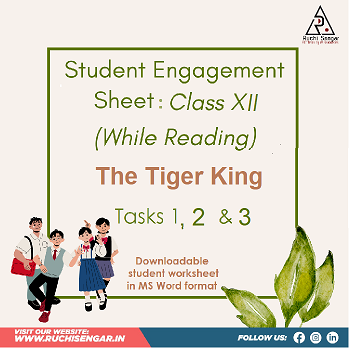 WHILE READING SHEET-The Tiger King cover