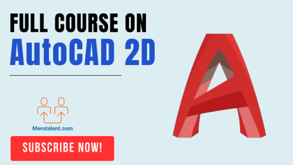 Free full course on AutoCAD 2D cover