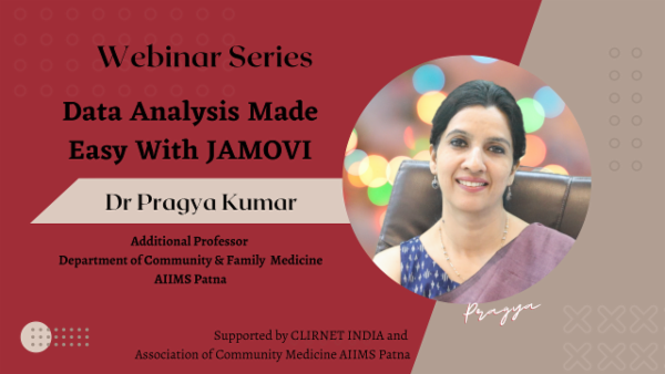 Webinar Series : Data Analysis Made Easy With JAMOVI cover