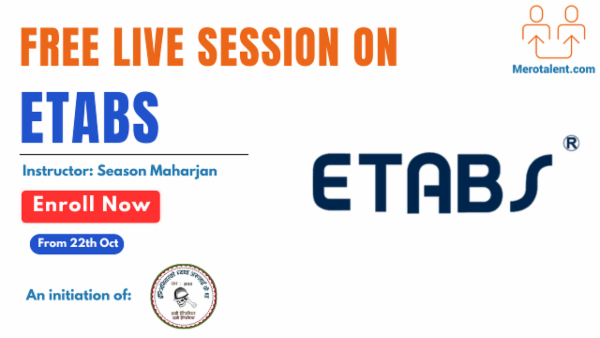Free Live Session On ETABS by Er. Season Maharjan cover