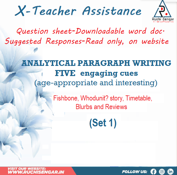 X-Analytical Paragraph Writing -SET 1- 5 cues cover