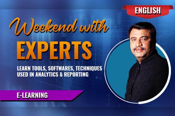 Weekend With Experts - Learn Tools, Softwares, Techniques used in Analytics & Reporting cover