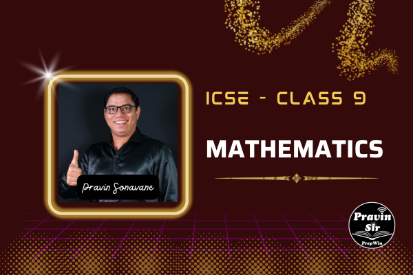 MATHEMATICS Class 9 ICSE cover
