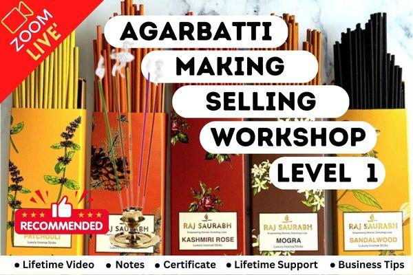 Agarbatti Making - Selling Level 1 Workshop cover