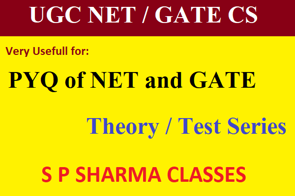 UGC NET CS/ GATE CS cover