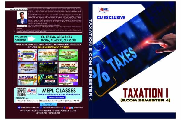 B.COM - SEMESTER 4 - TAXATION I MAT cover