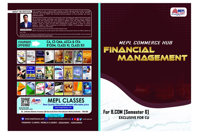 B.COM - SEMESTER 6 - FINANCIAL MANAGEMENT MAT cover