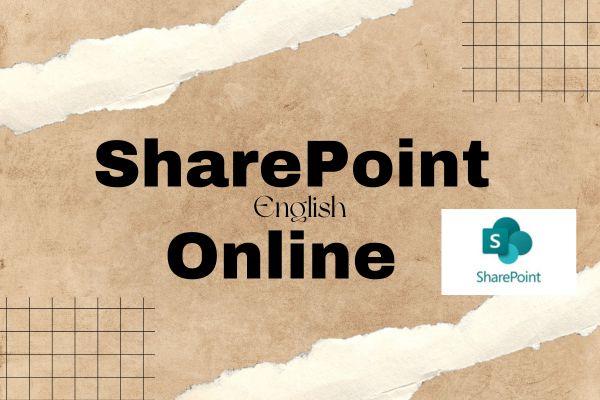 SharePoint Online in English cover