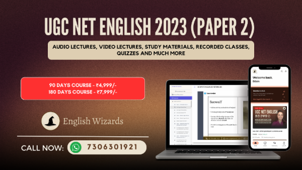 UGC NET English Paper 2 - LIVE CLASSES cover