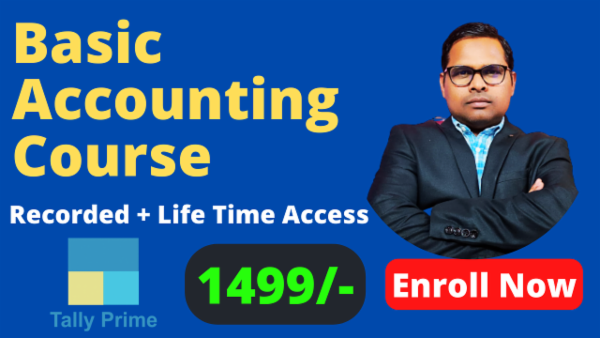Basic Accounting Course in Tally Prime with Inventory cover