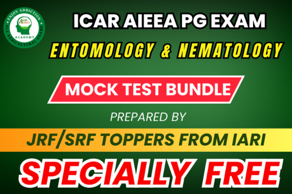 Entomology & Nematology free Mock Test for ICAR AIEEA PG EXAM cover